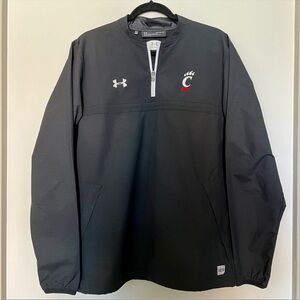 NWOT UA Men’s Cincinnati Bearcat Quarter Zip Jacket